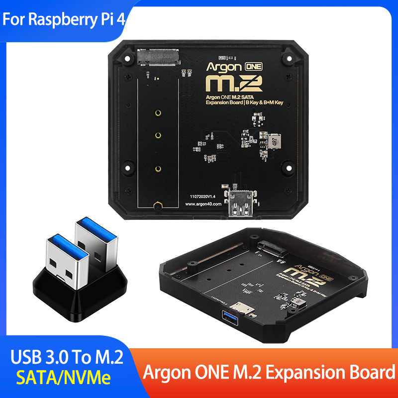 Argon One V3 M.2 Nvme Case - Argon ONE M.2 Expansion Board USB