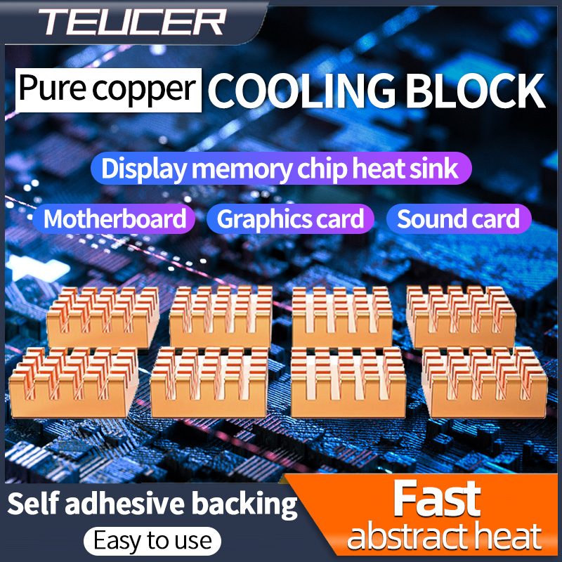 Raspberry Pi Water Cooling Kit - Tấm tản nhiệt bằng đồng nguyên