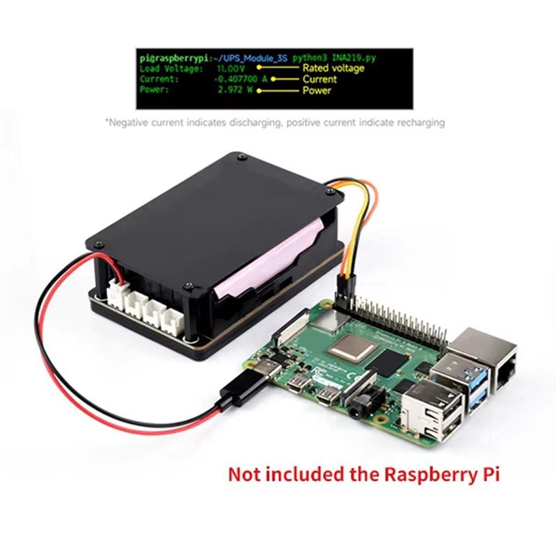 A96K-2X For Raspberry Pi 5 UPS - đánh giá và giá Raspberry Pi Uninterrupted Power Supply Ups 18650