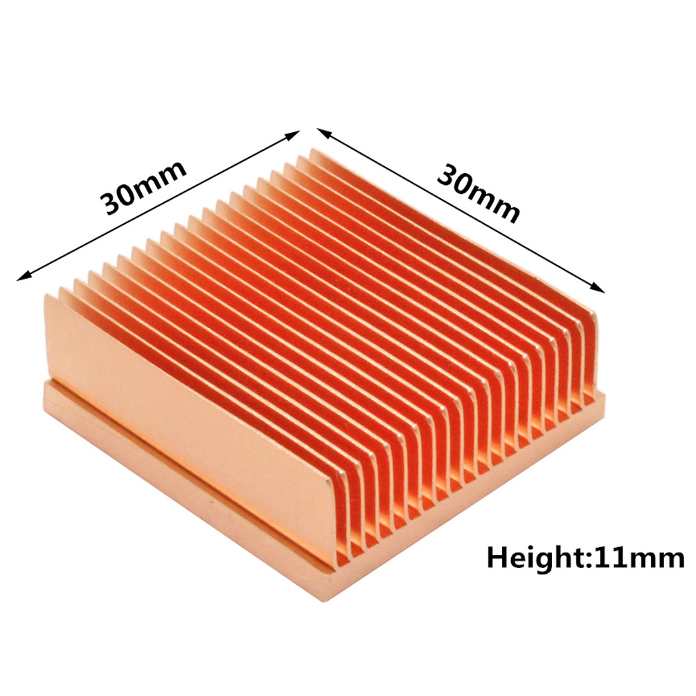 30x30x11mm Pure Copper Heatsin - đánh giá và giá Raspberry Pi Water Cooling Kit